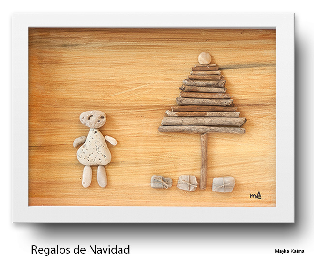 cuadro de piedras en venta: Regqlos de Navidad Mayka Kaima