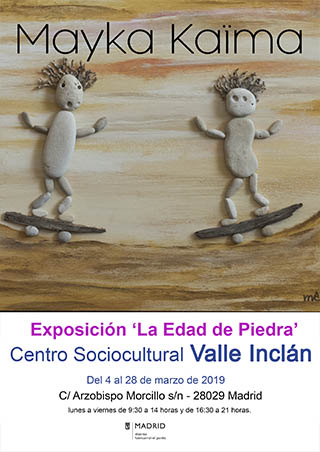 Cartel expo centro sociocultural Valle Inclan Madrid