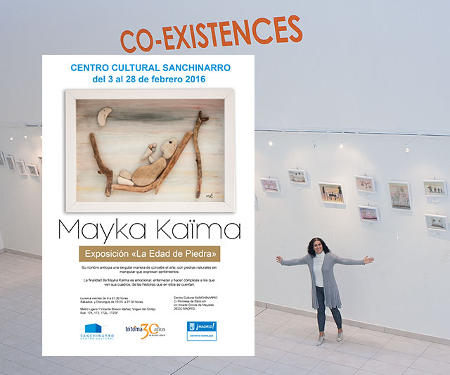 Expo Mayka Kaima La edad de piedra Centro Cultural SANCHINARRO Madrid