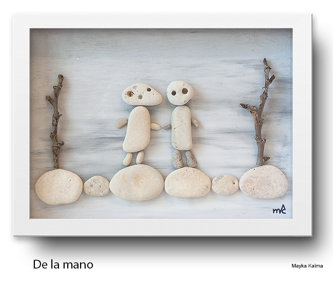 cuadro de piedras en venta: De la mano Mayka Kaima