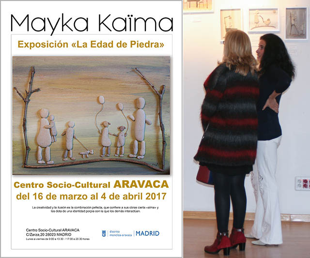 Expo Aravaca centro cultural Madrid. Cartel de la exposición