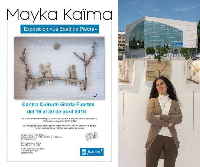 Expo Mayka Kaima Centro Socio Cultural GLORIA FUERTES Madrid
