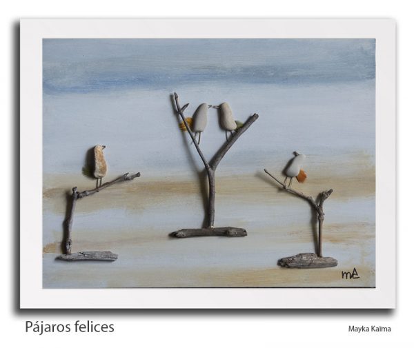 "Pájaros felices"