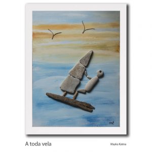 A toda vela.