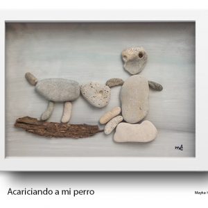 "Acariciando a mi perro"