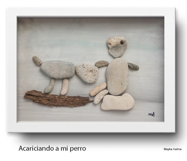 "Acariciando a mi perro"