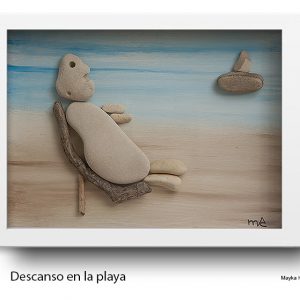 "Descanso en la playa"